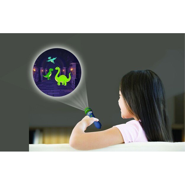 Lexibook - Projector and Torch for Dinosaur Stories - (LTC050DINO)