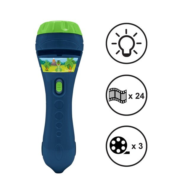 Lexibook - Projector and Torch for Dinosaur Stories - (LTC050DINO)