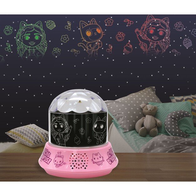 Gabby's Dollhouse -  Night Light Projector with Speaker (89003)