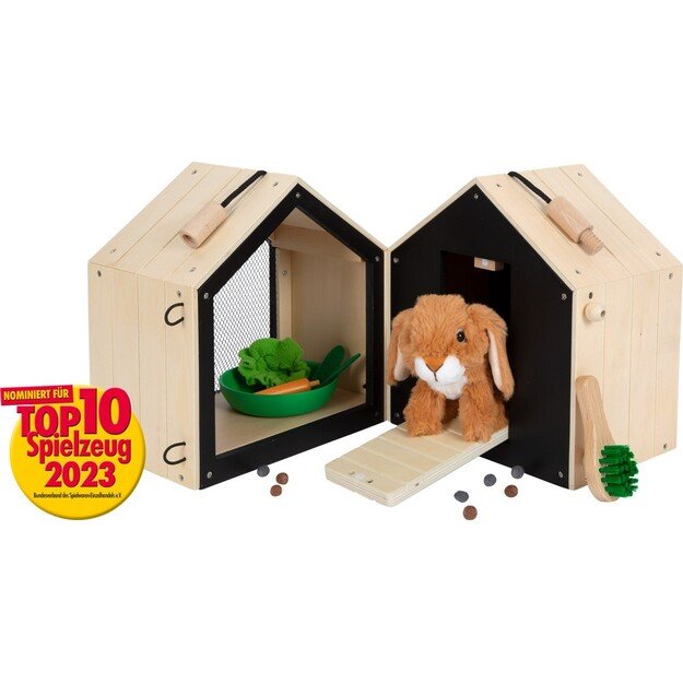 Small Foot - Rabbit cage with run - (I-SF12399)