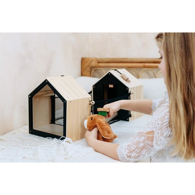 Small Foot - Rabbit cage with run - (I-SF12399)