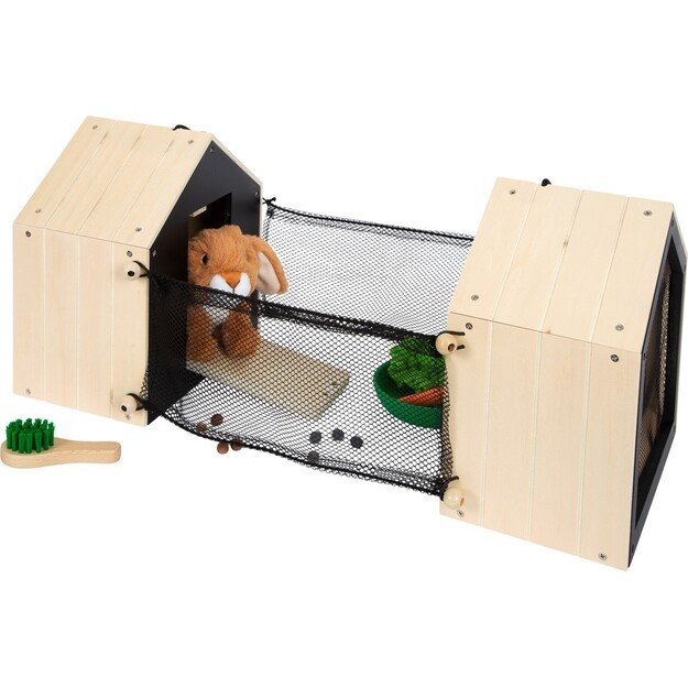 Small Foot - Rabbit cage with run - (I-SF12399)