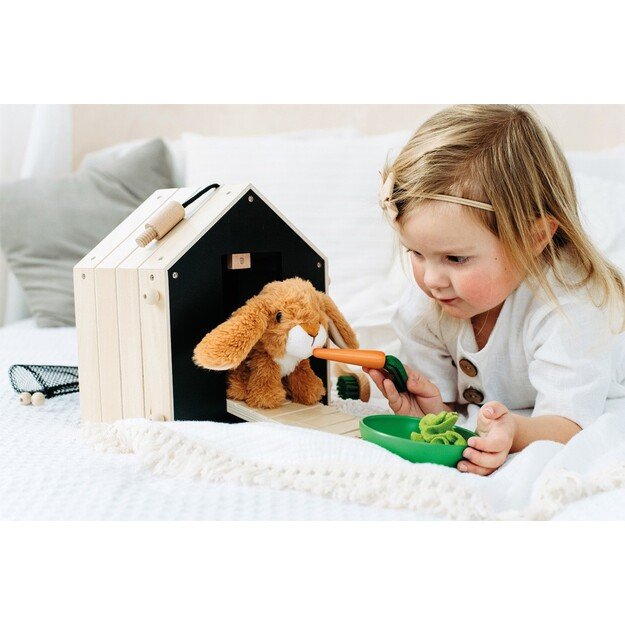 Small Foot - Rabbit cage with run - (I-SF12399)