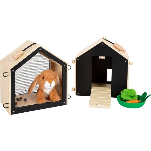 Small Foot - Rabbit cage with run - (I-SF12399)