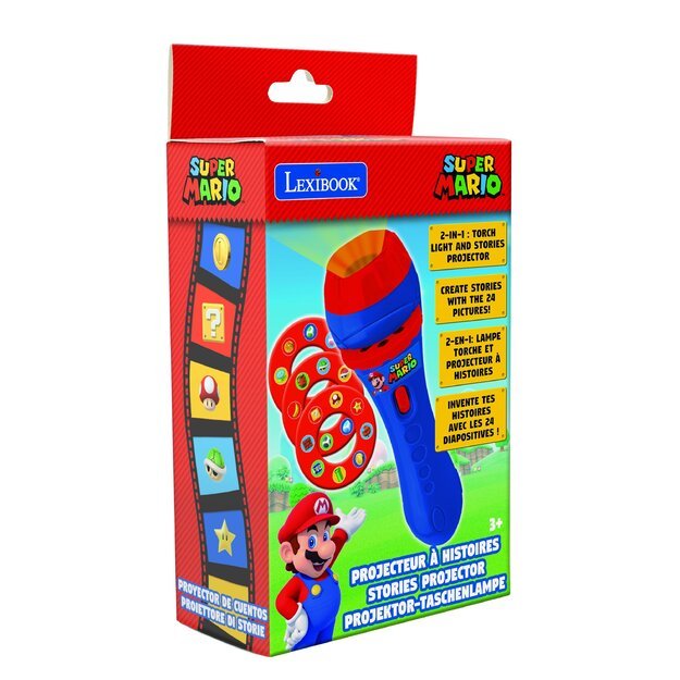 Lexibook - Super Mario Theme Stories Projector and Torch Light - (LTC050NI)