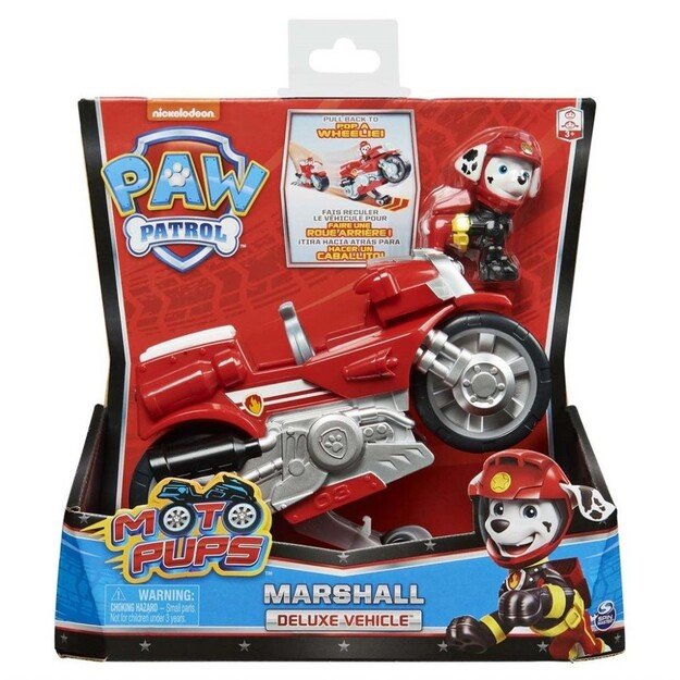 Paw Patrol - Moto Pups Themed Vehicle - Marshall (6061224)