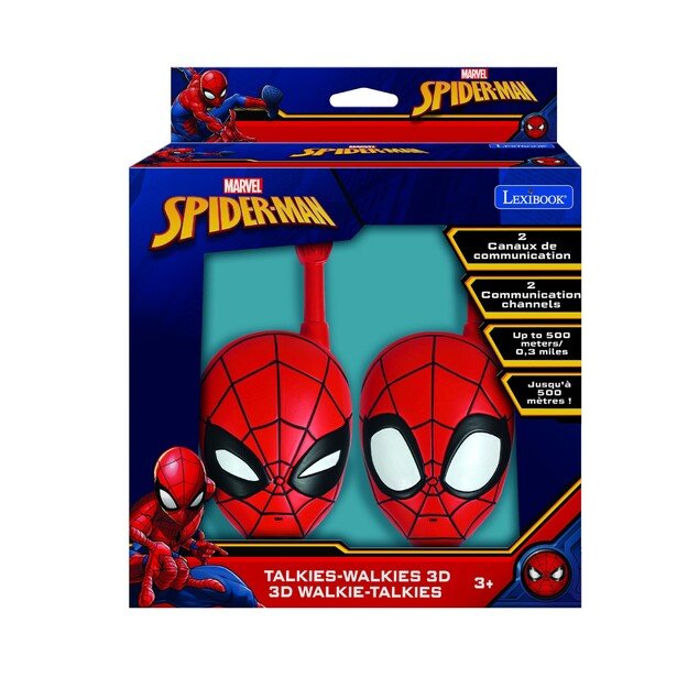 Lexibook - 3D Spiderman Walkie Talkies - (TW18SP)