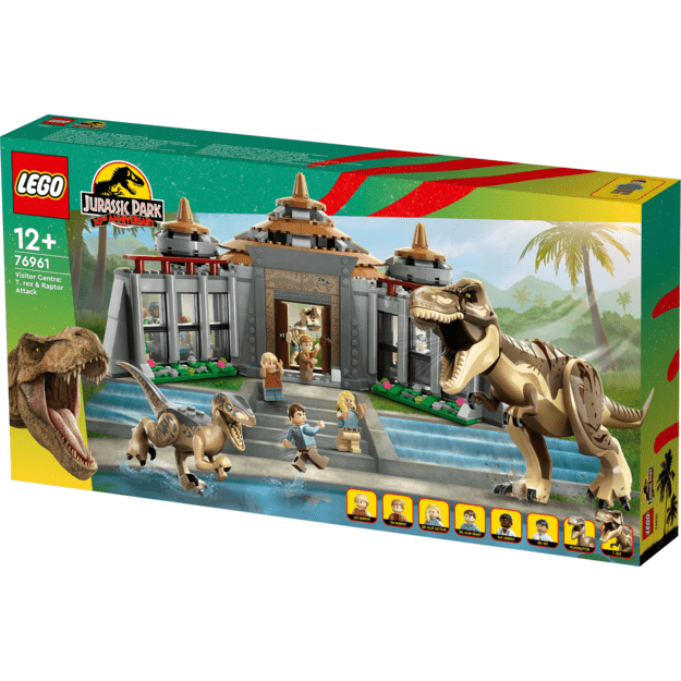 LEGO Jurassic World - Visitor Center: T. rex & Raptor Attack (76961)