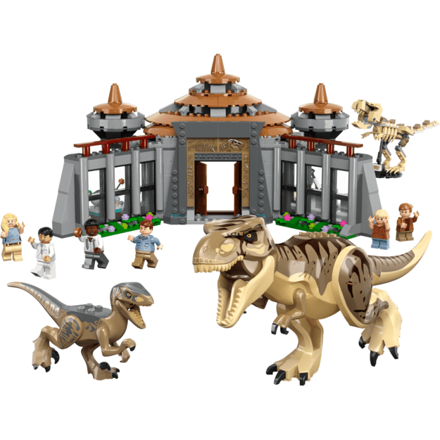 LEGO Jurassic World - Visitor Center: T. rex & Raptor Attack (76961)