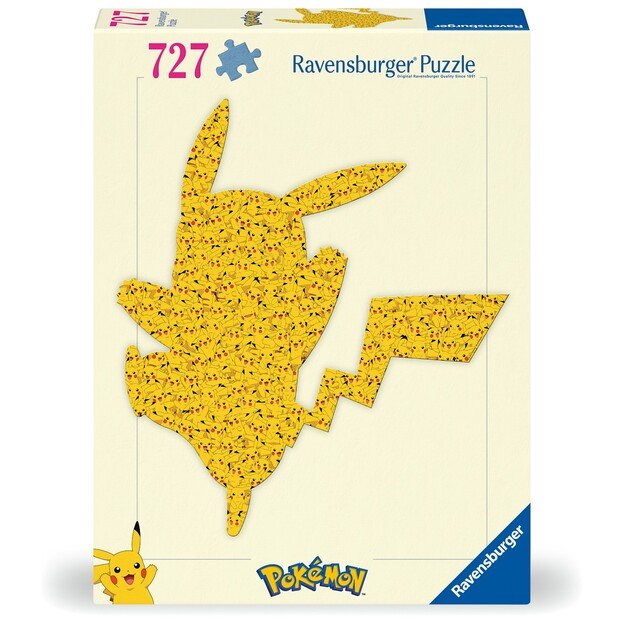 Ravensburger - Puzzle Pokémon Shaped Pikachu 727p (12001212)