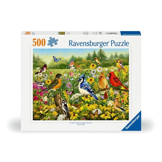 Ravensburger - Puzzle Birds in the Meadow 500p (12000336)