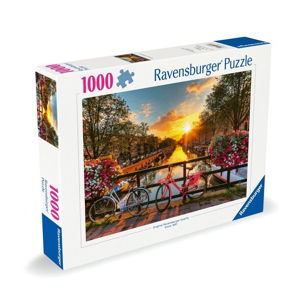 Ravensburger - Puzzle Bicycles In Amsterdam 1000p (12000662)