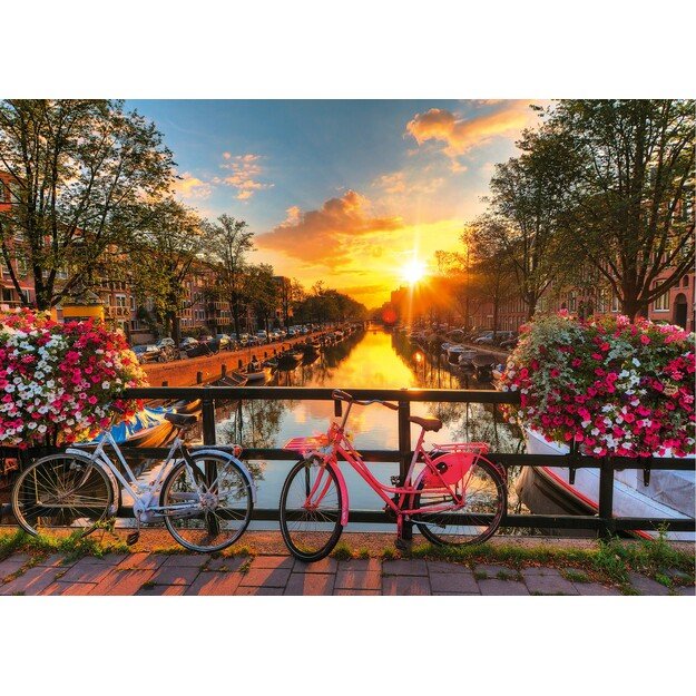 Ravensburger - Puzzle Bicycles In Amsterdam 1000p (12000662)