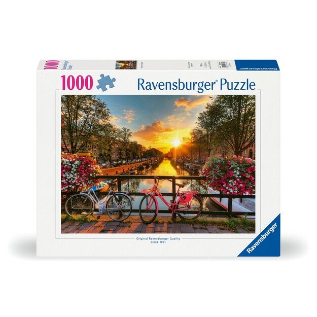 Ravensburger - Puzzle Bicycles In Amsterdam 1000p (12000662)