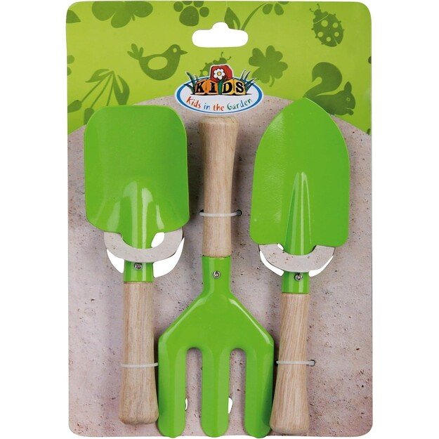 Gardenlife - Children garden tools set/3 green (KG106)