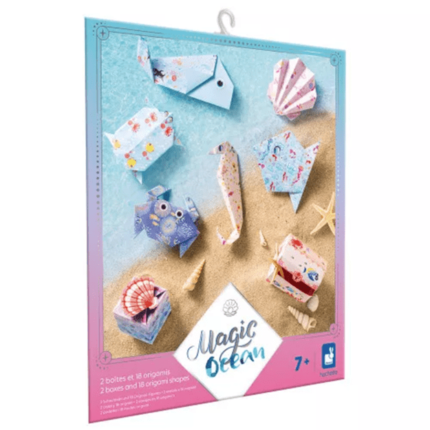 Janod - Magic Ocean 2 Boxes and 18 Origamis Shapes (LKJ7749)