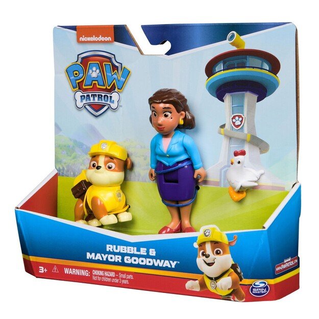 Paw Patrol - Hero Pup - Mayor Goodway & Rubble (6070749)