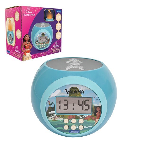 Lexibook - Moana - Projector Alarm Clock (RL977VN)