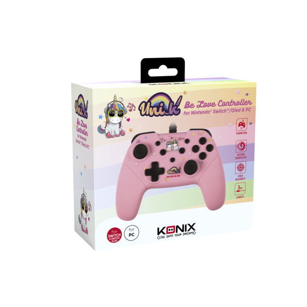 Konix Unik Switch/Pc Gamepad Be Love