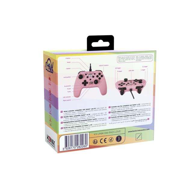 Konix Unik Switch/Pc Gamepad Be Love