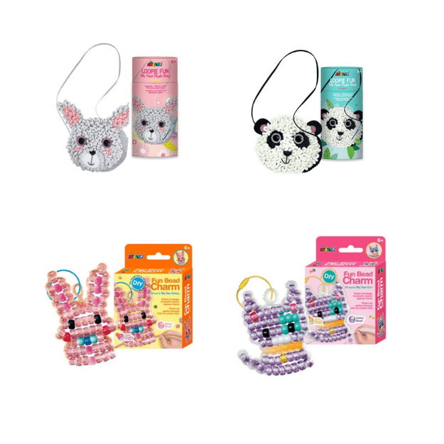 Avenir - Make My First - Pink Bunny + Panda + White Bunny + Cat (Bundle)