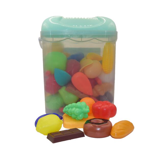 Junior Home - Play Food Bucket 90 pcs (505153)