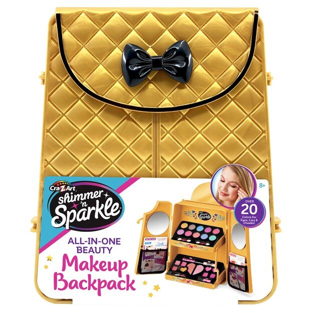 SHIMMER N SPARKLE - Cosmetic Backpack Gold (17905S)