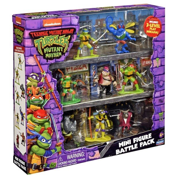 Turtles - Mutant Mayhem Mini Figure Battle Pack (46-83562)