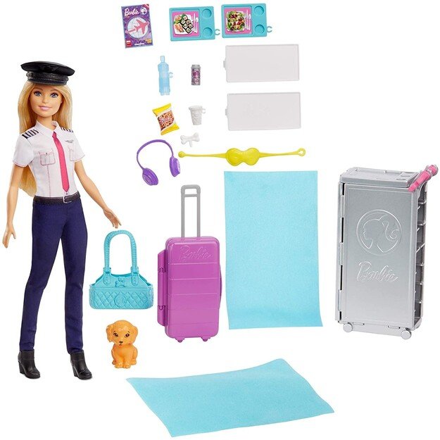 Barbie - Dream Plane with Pilot Doll (GJB33)