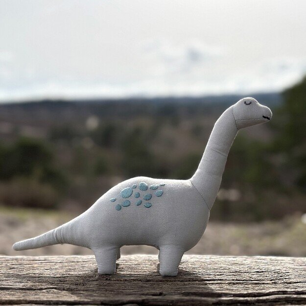 ThreadBear - Soft Toy Dinosaur - Bronty the Brontosaurus 26 cm - (TB4103)