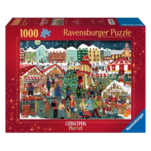 Ravensburger - Puzzle Christmas Market 1000p (12000729)