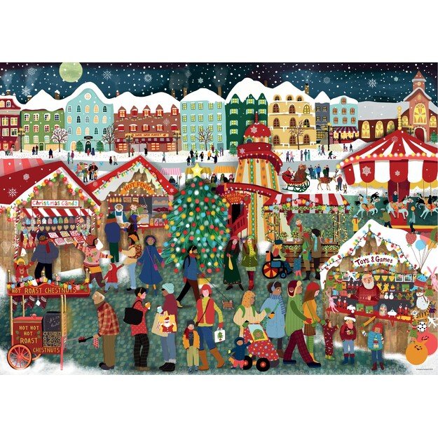 Ravensburger - Puzzle Christmas Market 1000p (12000729)