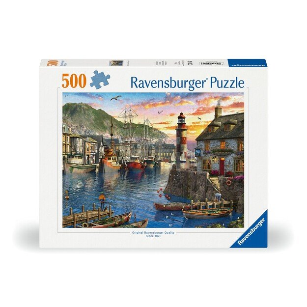 Ravensburger - Puzzle Sunrise At The Port 500p (12000212)