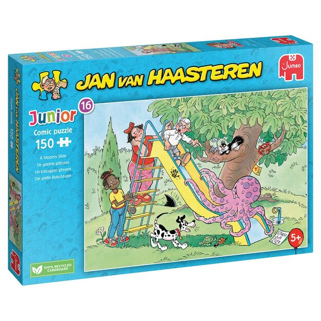 Jan van Haasteren Junior - A Slippery Slide (150 pieces)