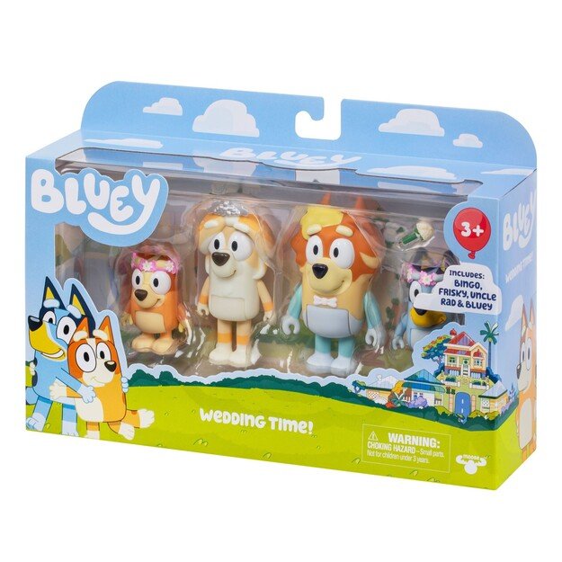 Bluey - Figure 4pk Special Set-Wedding (90268)