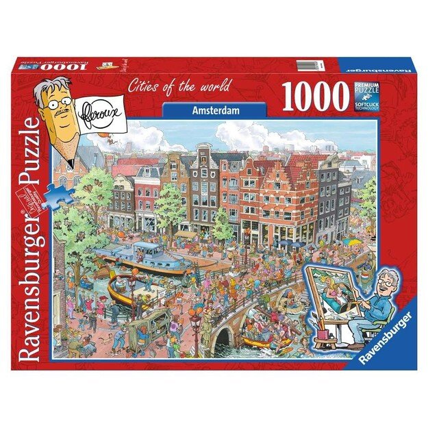 Ravensburger - Puzzle - Amsterdam 1000p (12000296)