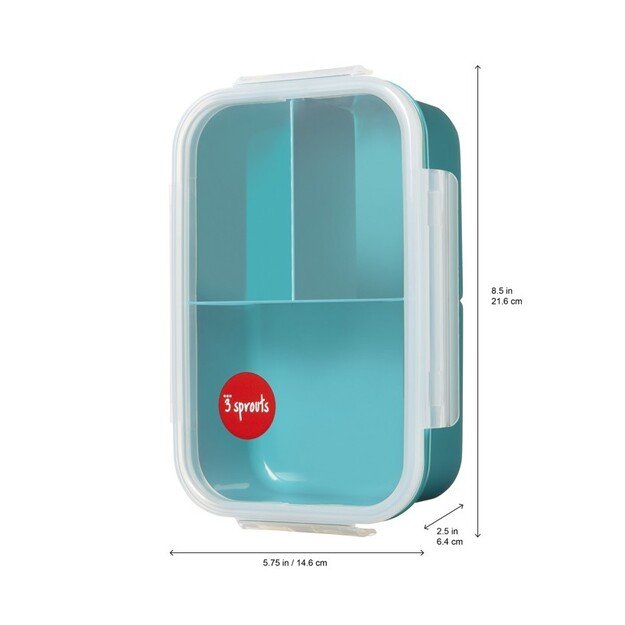 3 Sprouts - Bento Box - Teal Bear