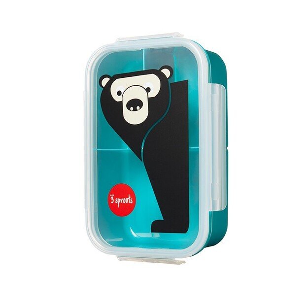 3 Sprouts - Bento Box - Teal Bear