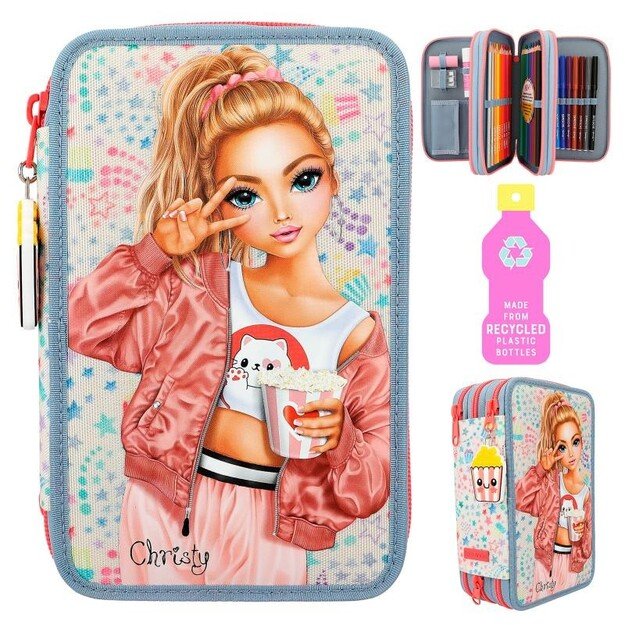 TOPModel - Triple Pencil Case CUTIE STAR - (0412383)