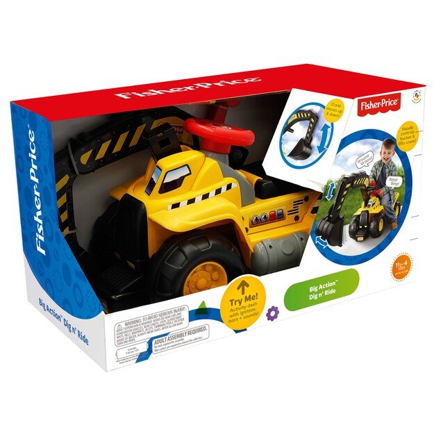 Fisher-Price -  Big Action Dig N' Ride (08228-MM-4L)