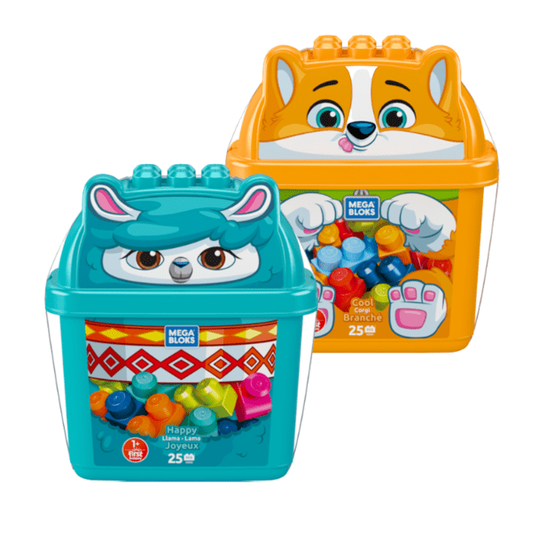 Mega Bloks - Animal Bucket Asst (GCT46)