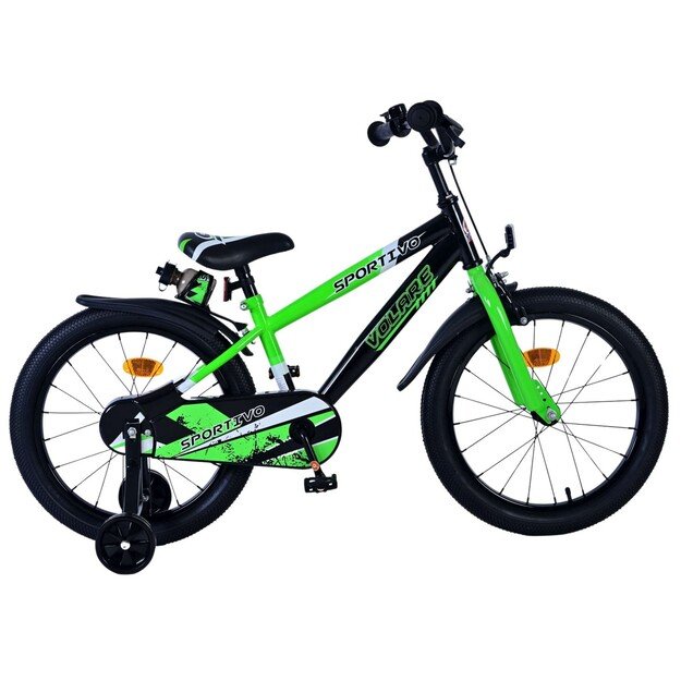 Volare - Children's Bicycle 18 - Green/Black (31878)