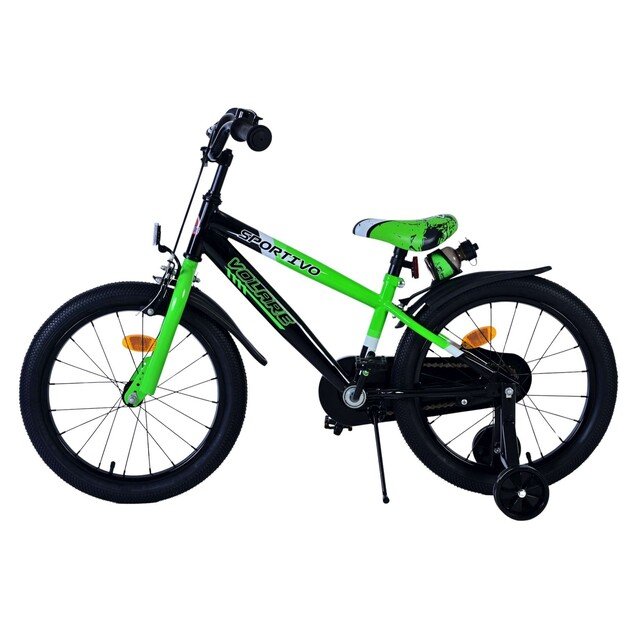 Volare - Children's Bicycle 18 - Green/Black (31878)