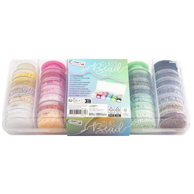 Craft Sensations - Rocaille glass beads 36 pcs (CR9022/A)