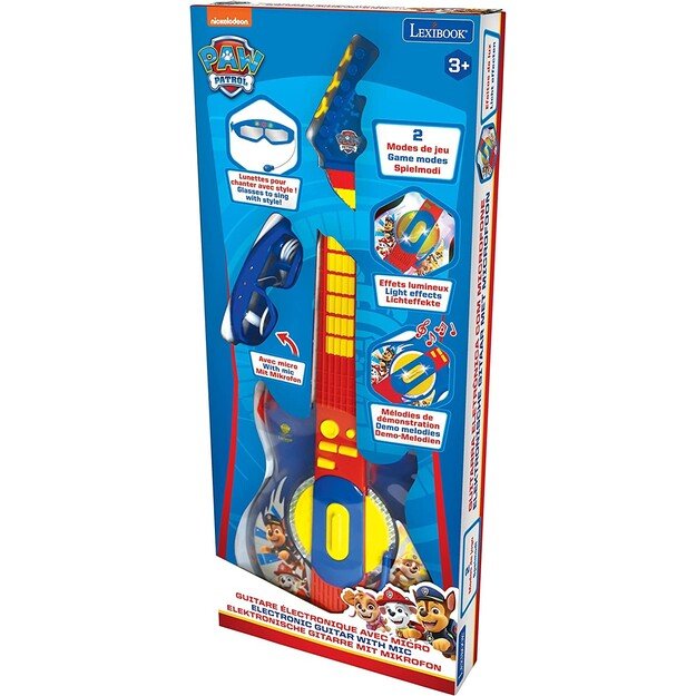 Lexibook - Paw Patrol - Electronic Lighting Guitar (K260PA)