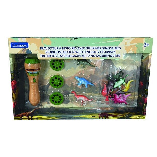 Lexibook - Dinosaur Projector Flashlight Gift Set (LTC045Z)