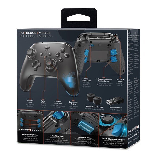 PowerA Pc/Cloud Wireless Controller - Black (PC/Cloud)