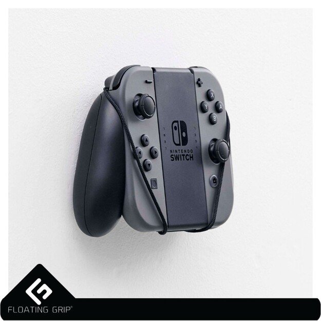 Floating Grip Nintendo Switch Joy-Con Wall Mount Black/Grey