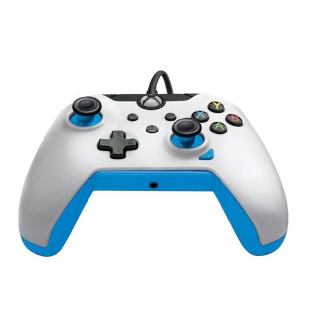 PDP Wired Controller Xbox Series X White - Ion (Blue)