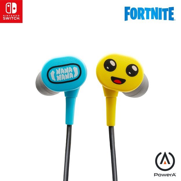 PowerA Wired Earbuds - Peely Fortnite (Nintendo Switch) /Nintendo Switch